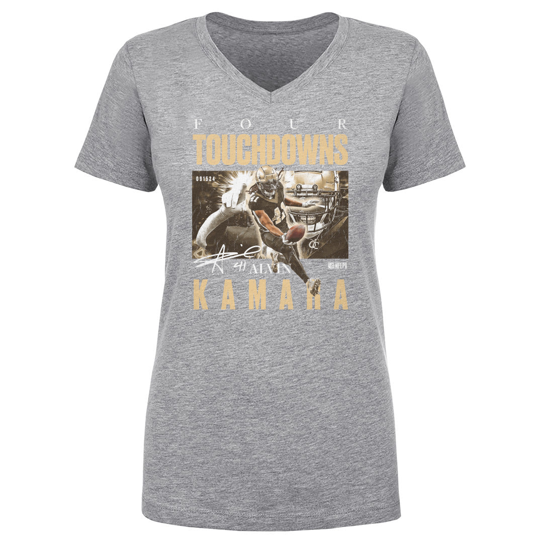 Alvin Kamara Women&#39;s V-Neck T-Shirt | 500 LEVEL