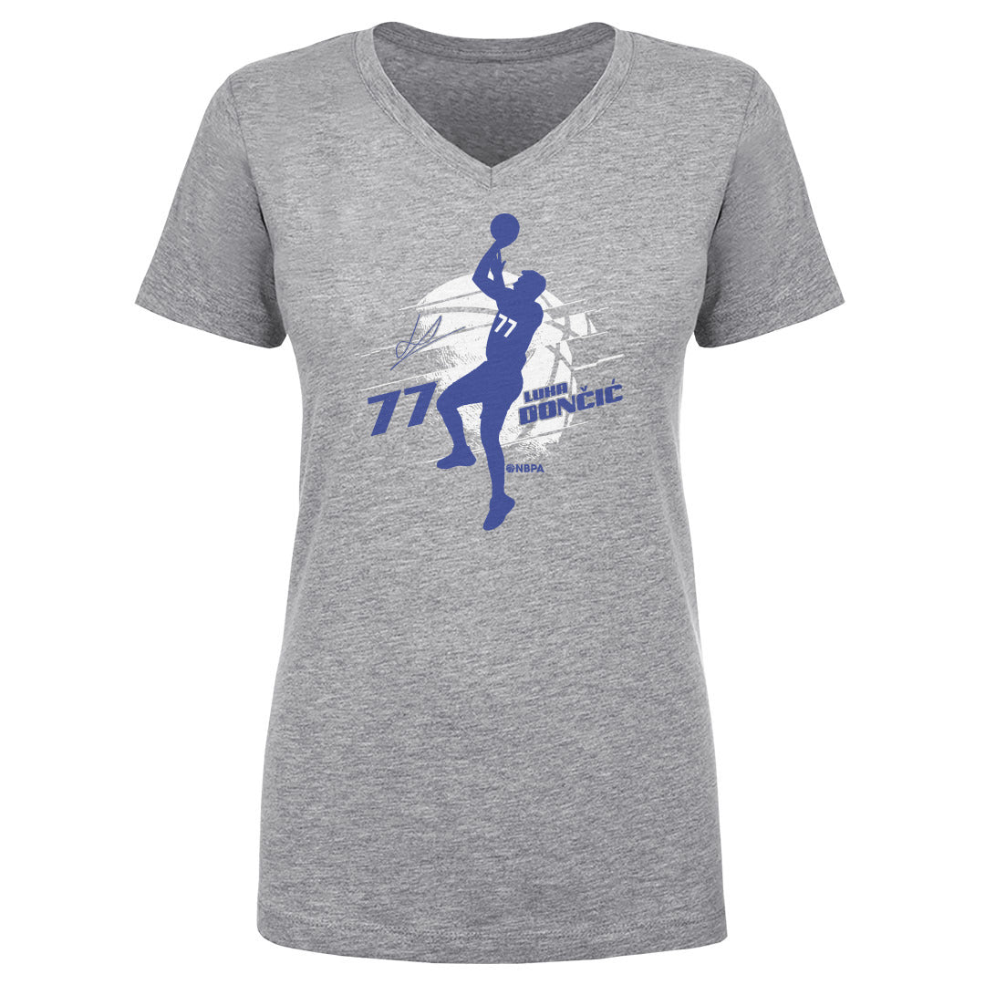 Luka Doncic Women&#39;s V-Neck T-Shirt | 500 LEVEL