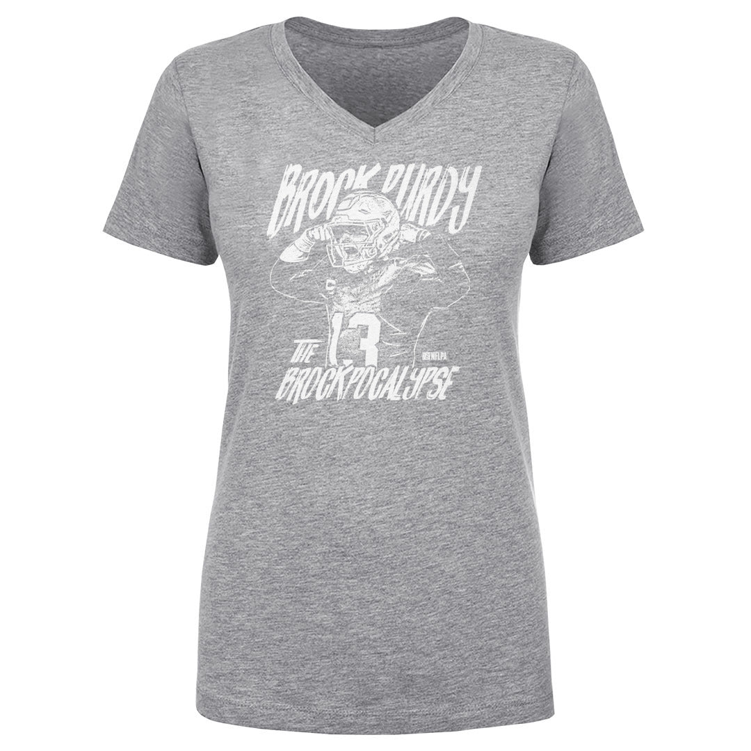 Brock Purdy Women&#39;s V-Neck T-Shirt | 500 LEVEL