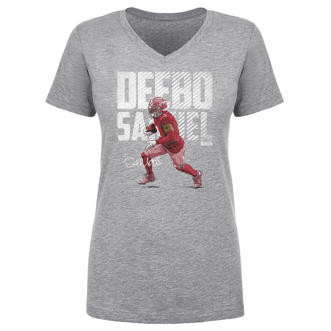 Deebo Samuel Women&#39;s V-Neck T-Shirt | 500 LEVEL