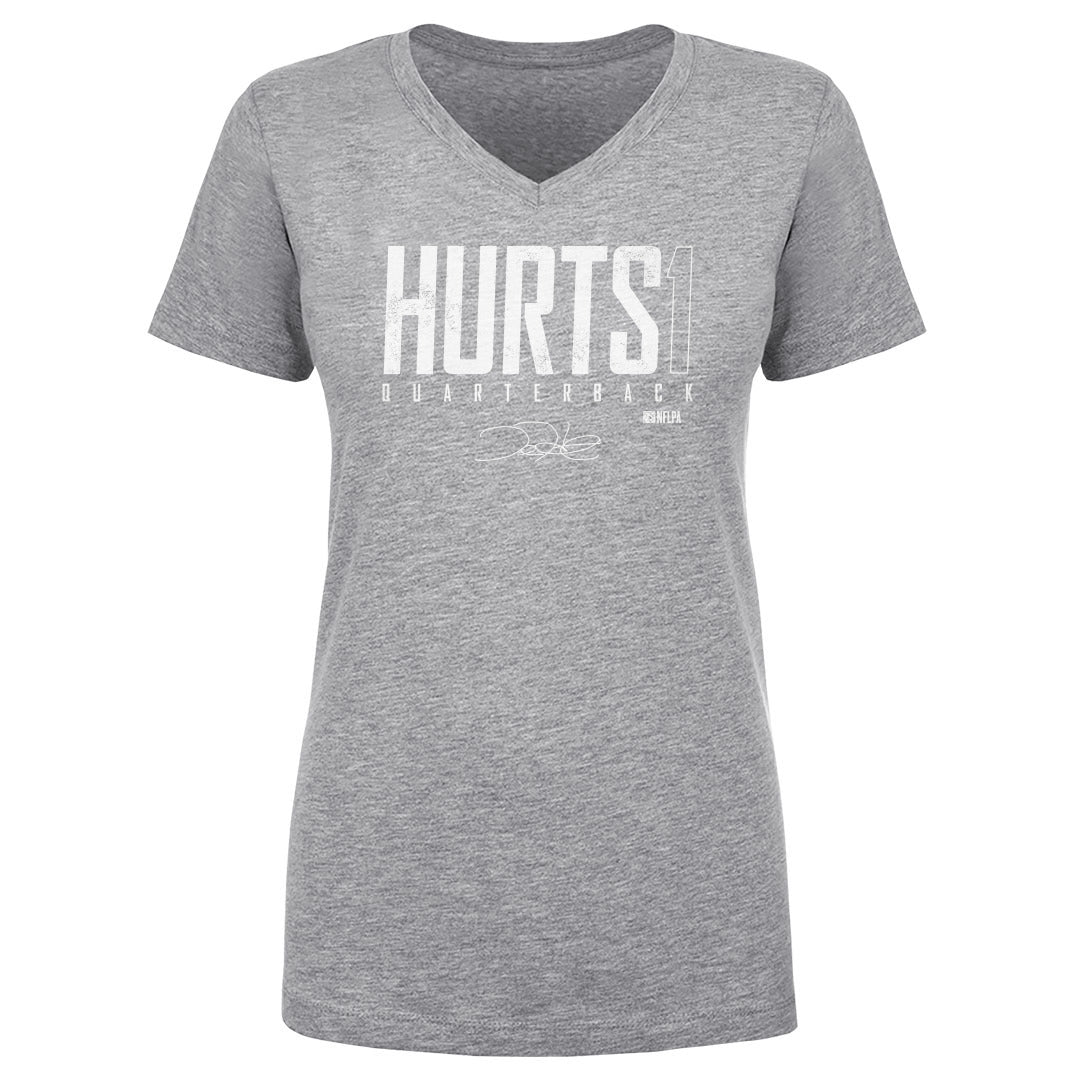 Jalen Hurts Women&#39;s V-Neck T-Shirt | 500 LEVEL