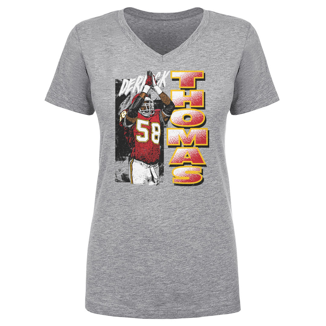 Derrick Thomas Women&#39;s V-Neck T-Shirt | 500 LEVEL