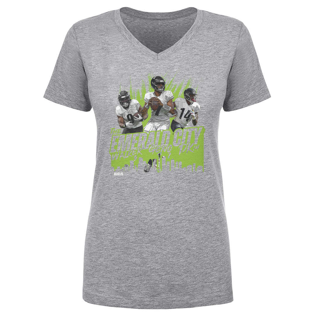 Geno Smith Women&#39;s V-Neck T-Shirt | 500 LEVEL