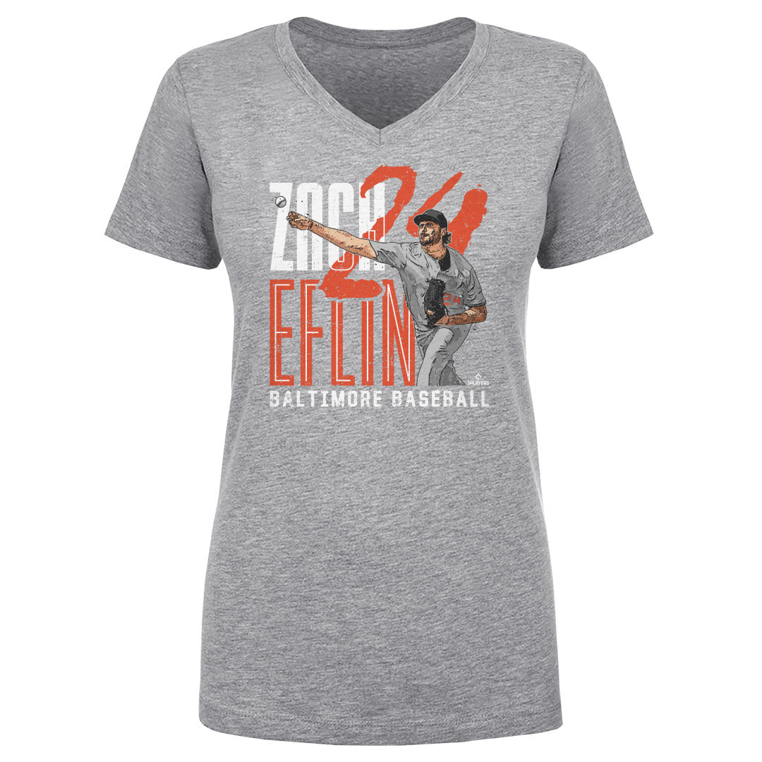 Zach Eflin Women&#39;s V-Neck T-Shirt | 500 LEVEL