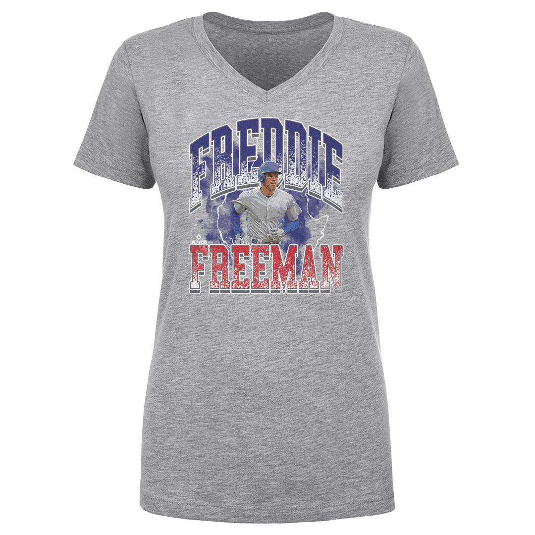 Freddie Freeman Women&#39;s V-Neck T-Shirt | 500 LEVEL