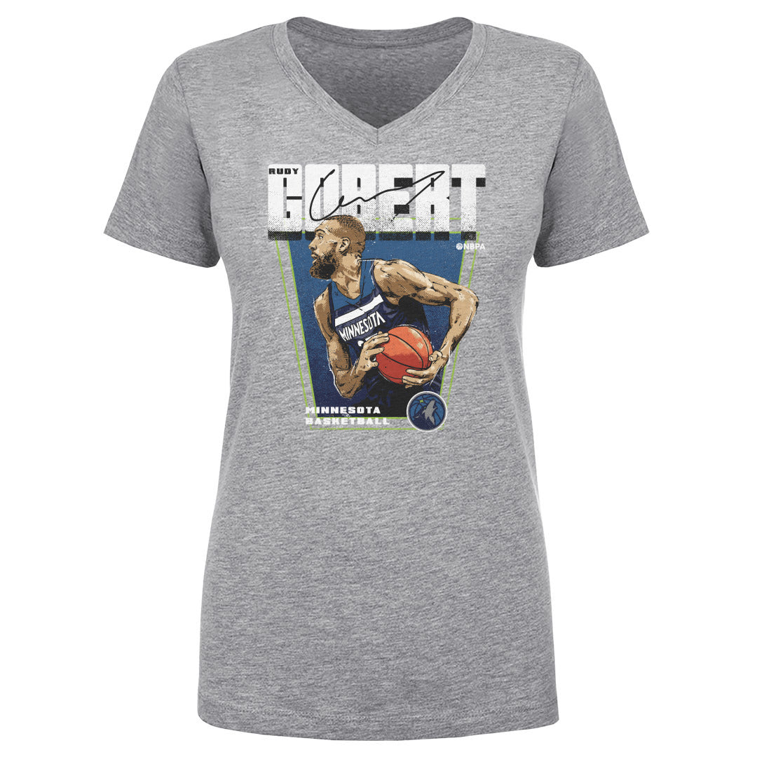 Rudy Gobert Women&#39;s V-Neck T-Shirt | 500 LEVEL