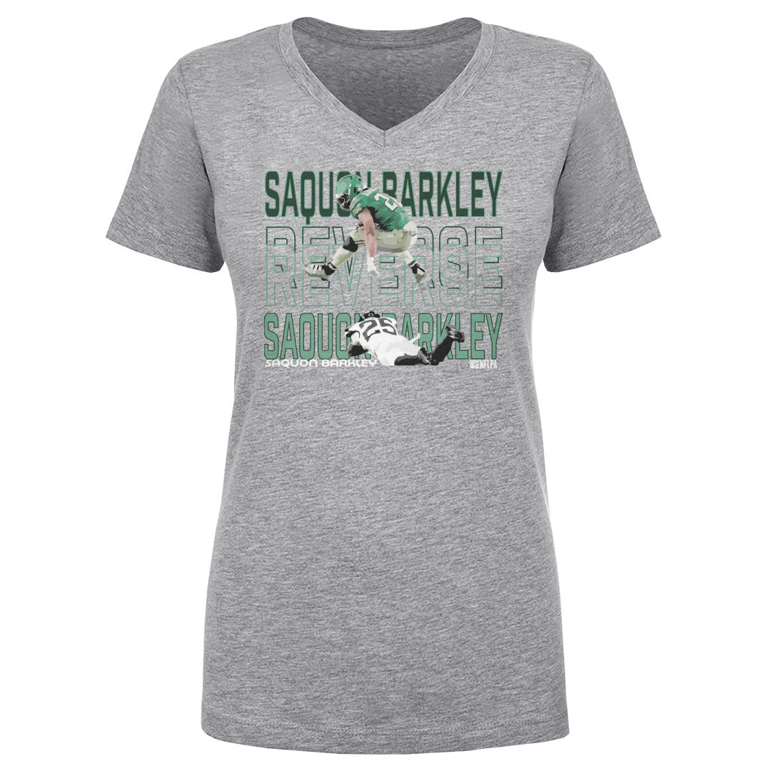 Saquon Barkley Women&#39;s V-Neck T-Shirt | 500 LEVEL