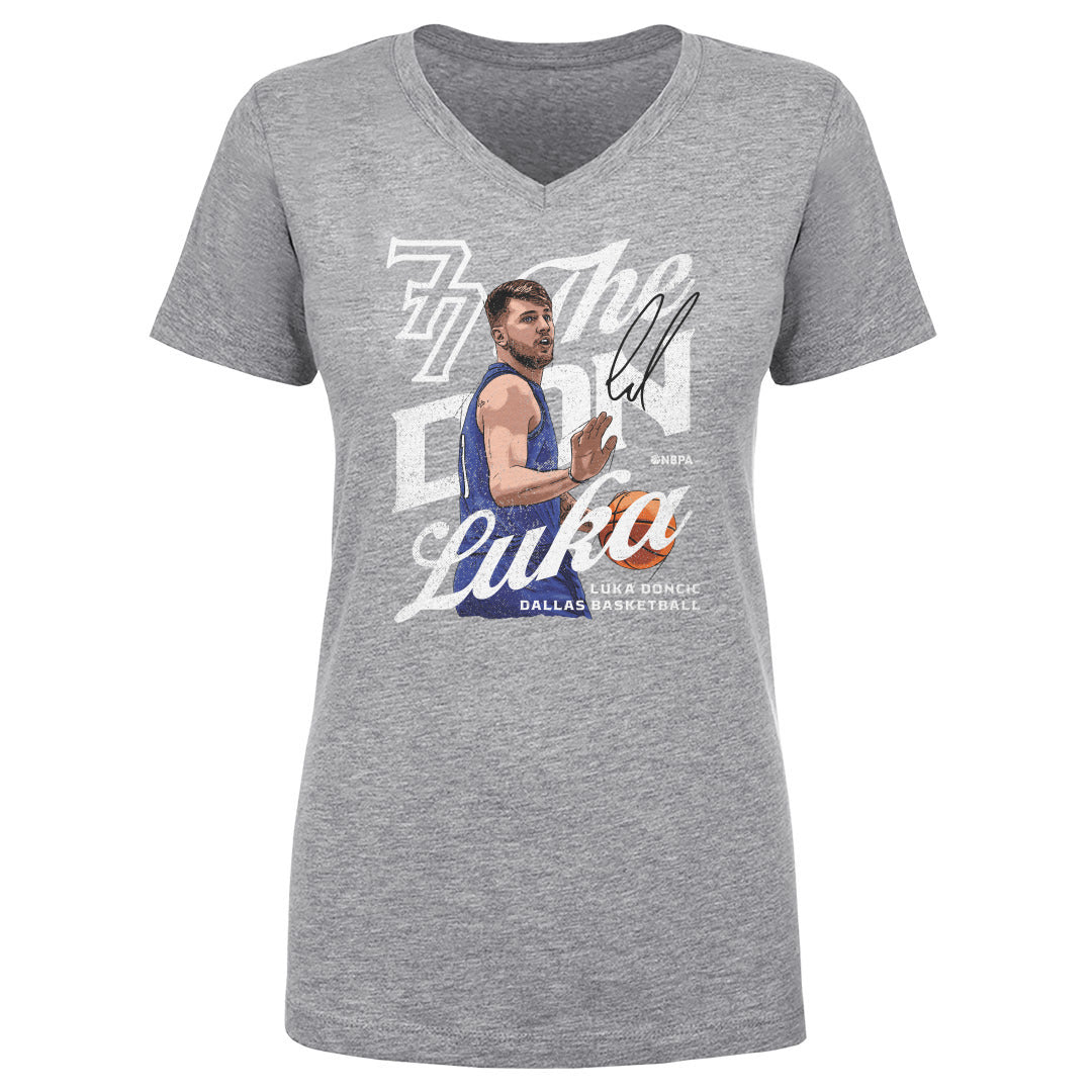 Luka Doncic Women&#39;s V-Neck T-Shirt | 500 LEVEL