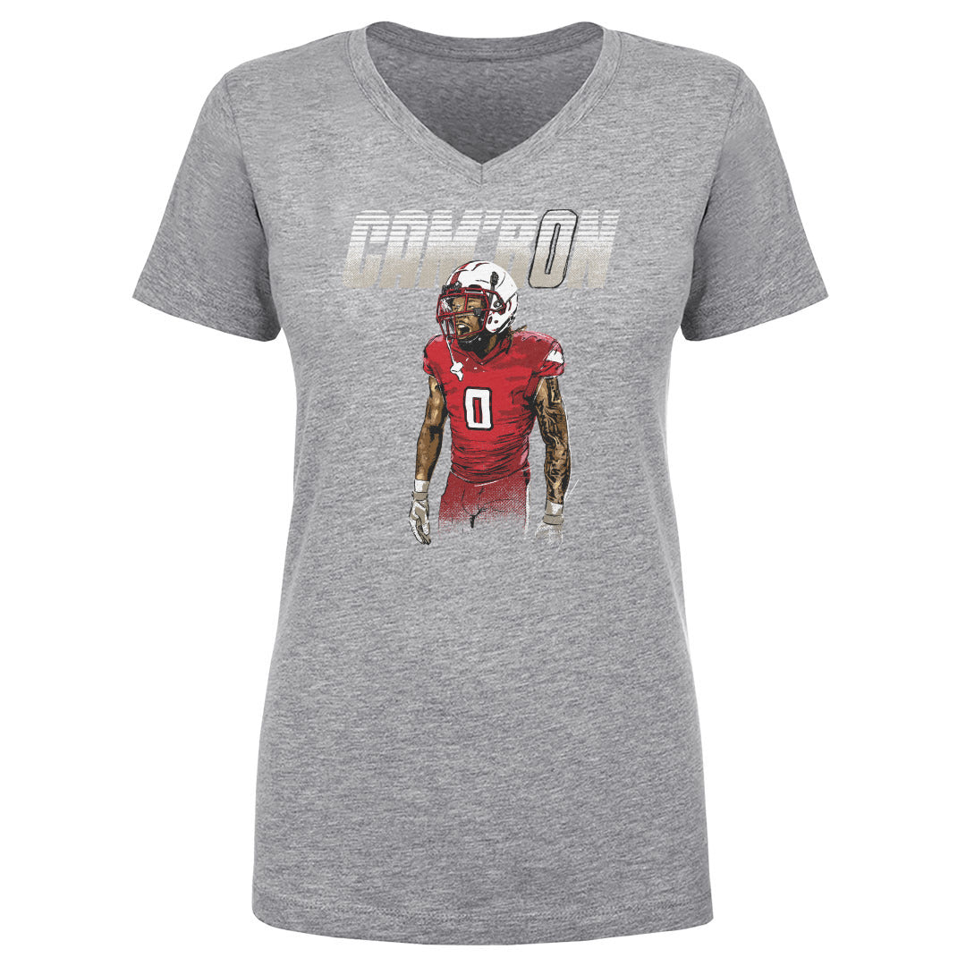 Cam&#39;Ron Valdez Women&#39;s V-Neck T-Shirt | 500 LEVEL