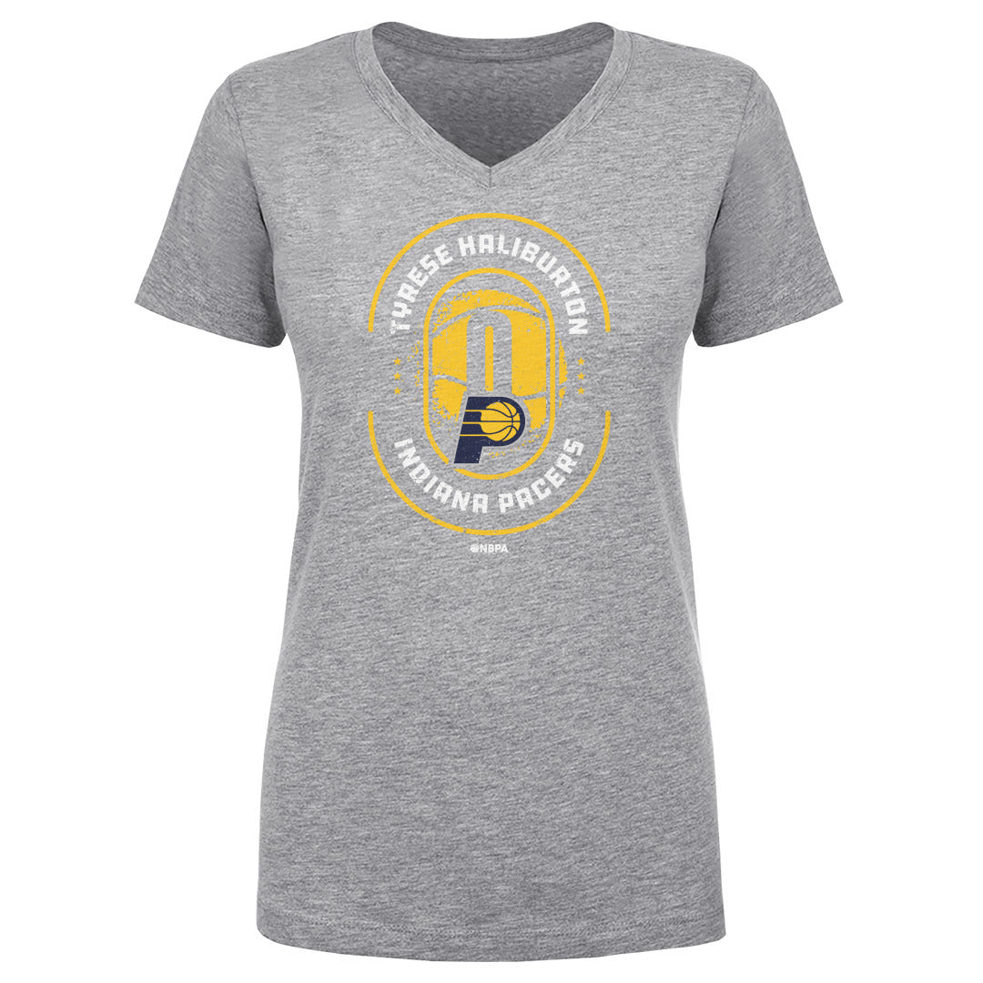 Tyrese Haliburton Women&#39;s V-Neck T-Shirt | 500 LEVEL