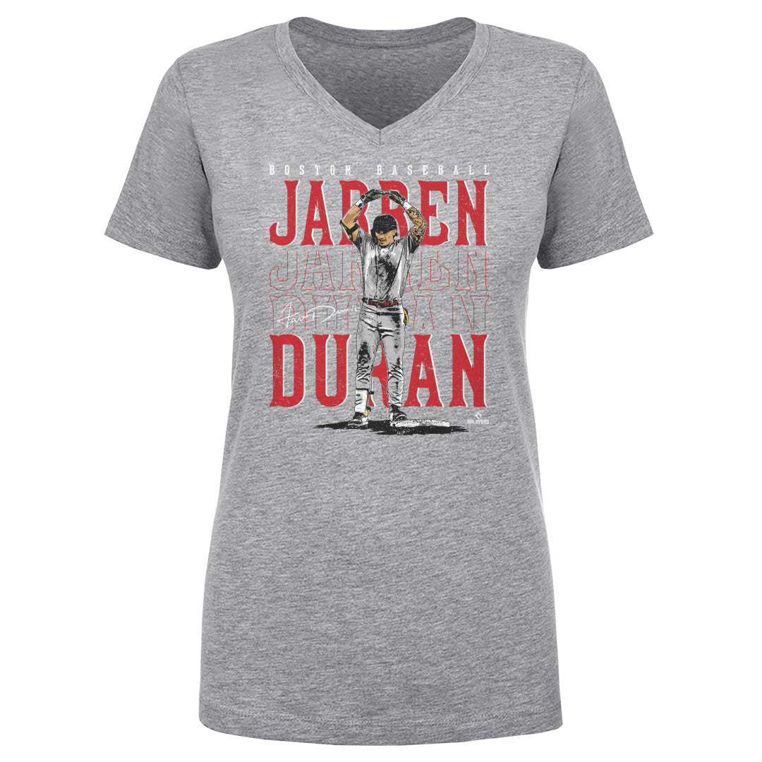 Jarren Duran Women&#39;s V-Neck T-Shirt | 500 LEVEL