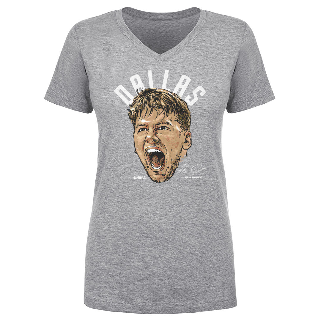 Luka Doncic Women&#39;s V-Neck T-Shirt | 500 LEVEL