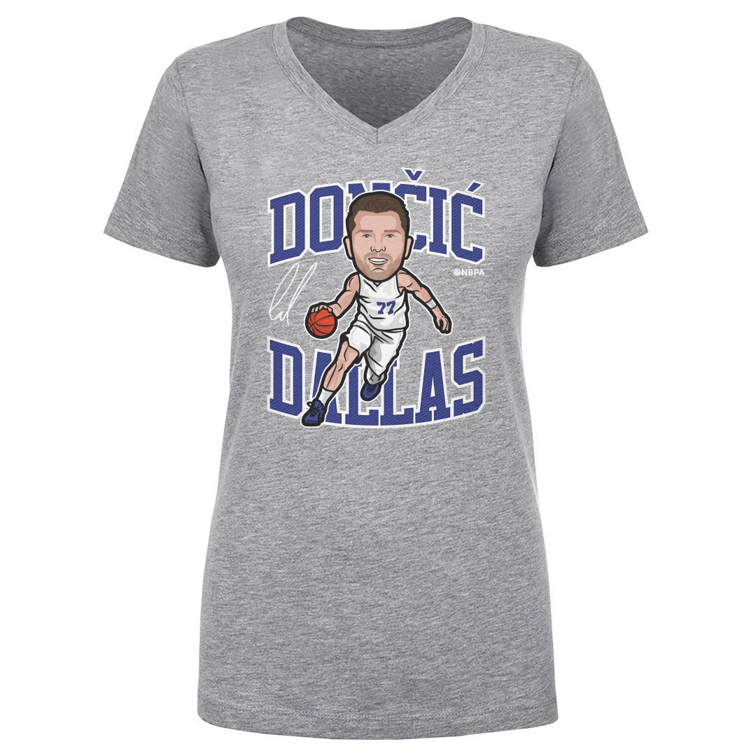 Luka Doncic Women&#39;s V-Neck T-Shirt | 500 LEVEL