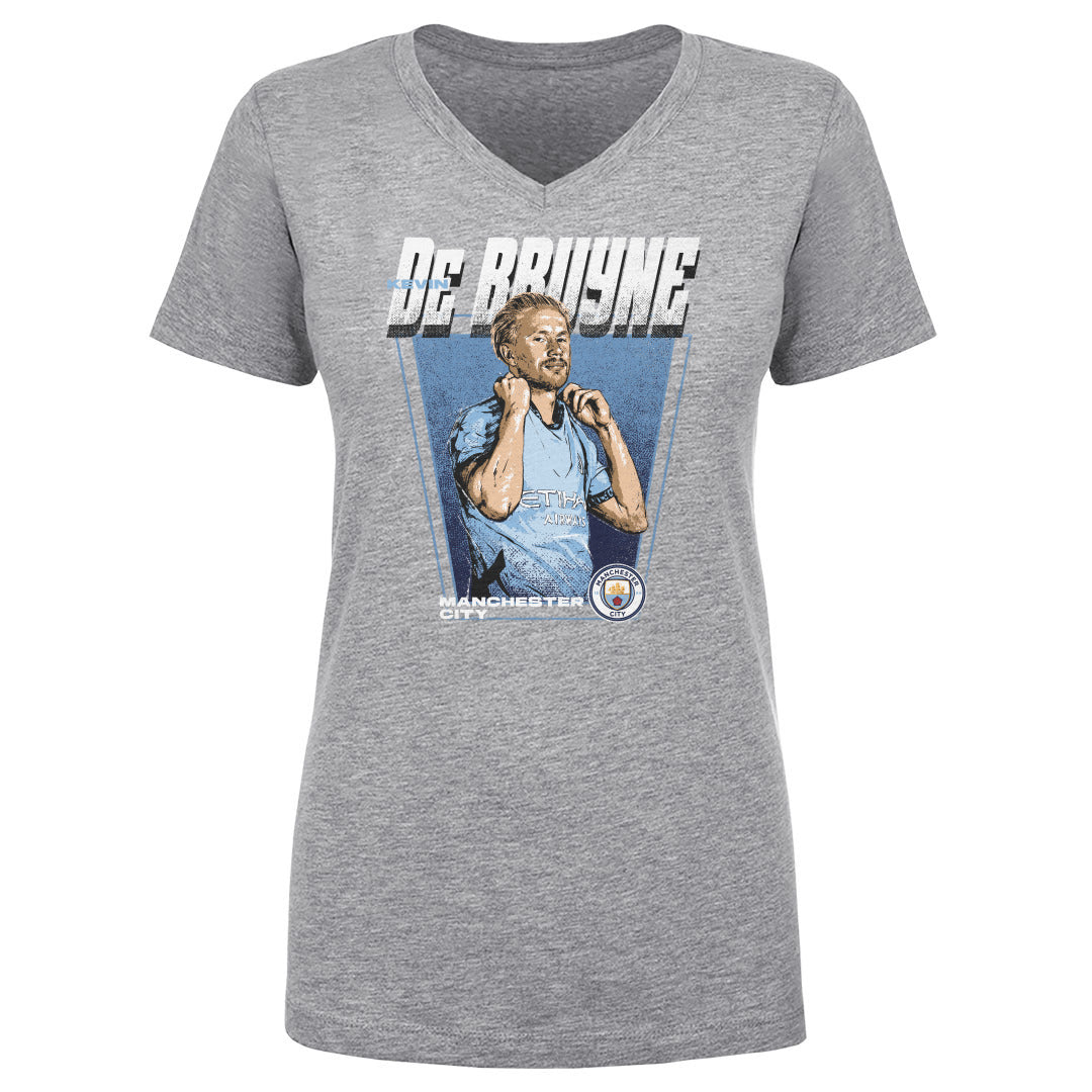 Kevin De Bruyne Women&#39;s V-Neck T-Shirt | 500 LEVEL