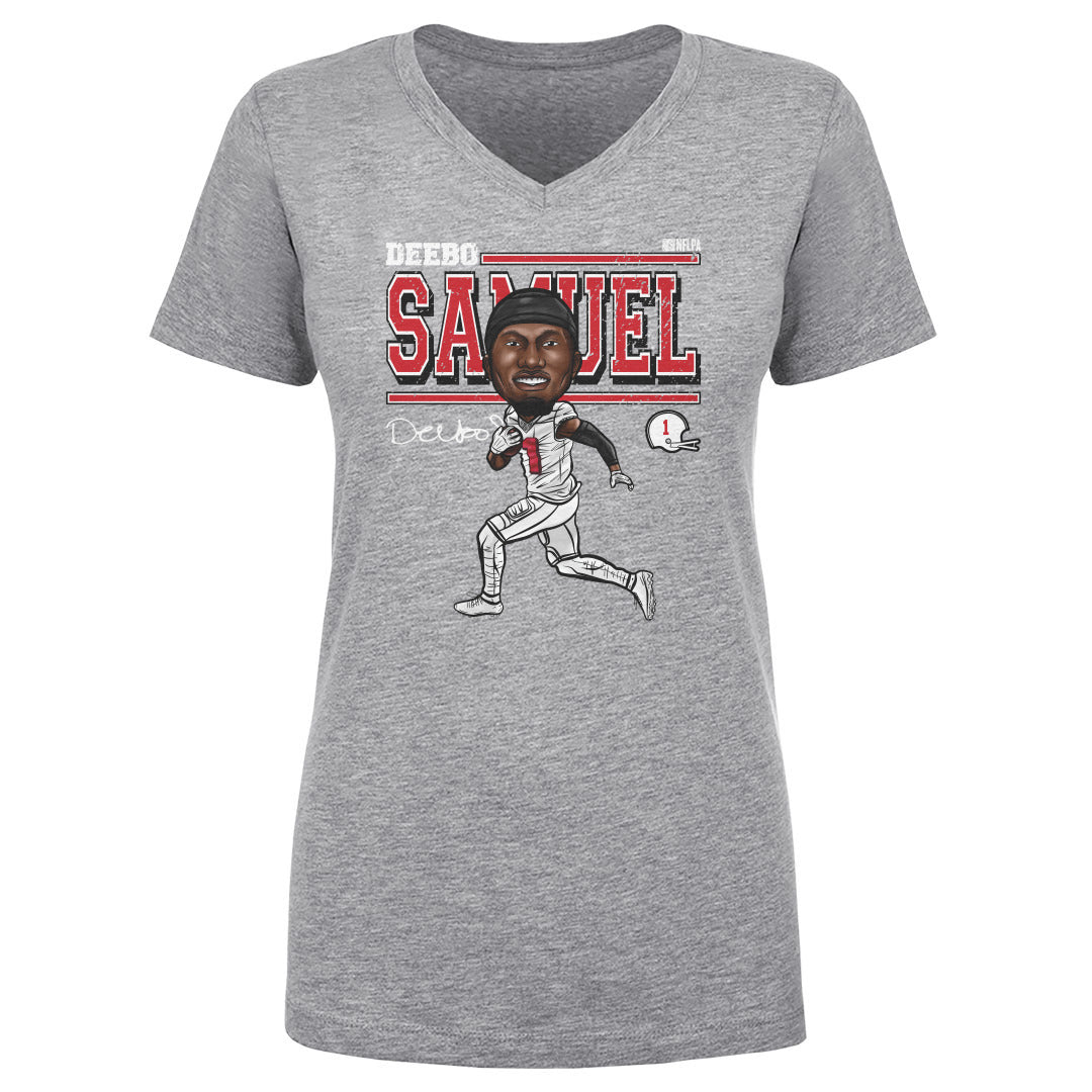 Deebo Samuel Women&#39;s V-Neck T-Shirt | 500 LEVEL