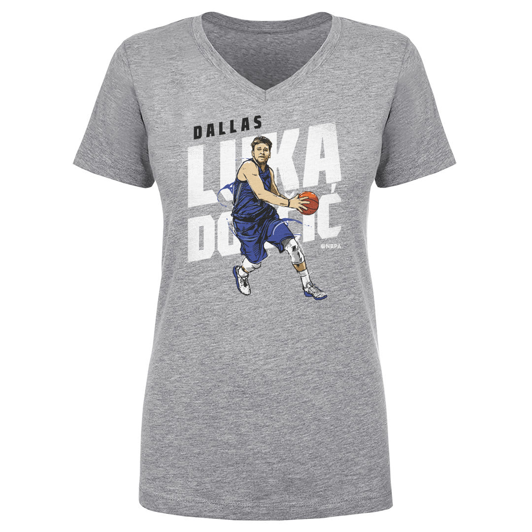 Luka Doncic Women&#39;s V-Neck T-Shirt | 500 LEVEL