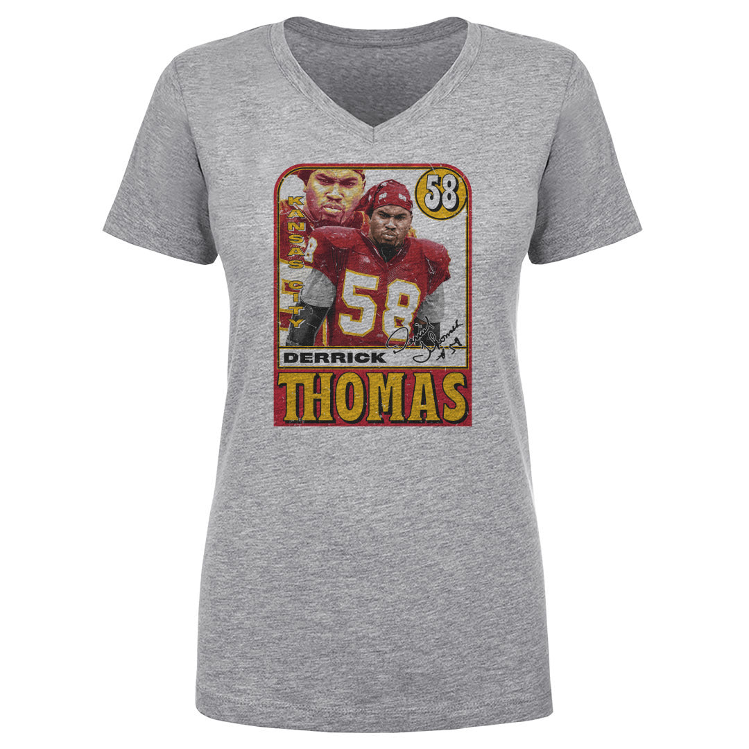 Derrick Thomas Women&#39;s V-Neck T-Shirt | 500 LEVEL