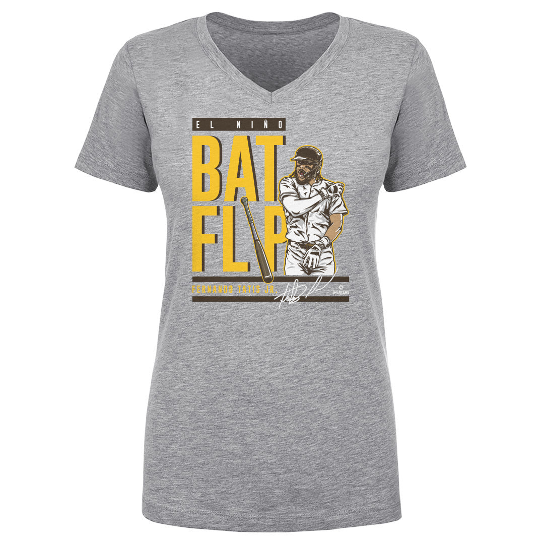 Fernando Tatis Jr. Women&#39;s V-Neck T-Shirt | 500 LEVEL