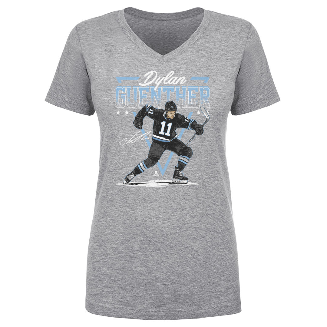 Dylan Guenther Women&#39;s V-Neck T-Shirt | 500 LEVEL