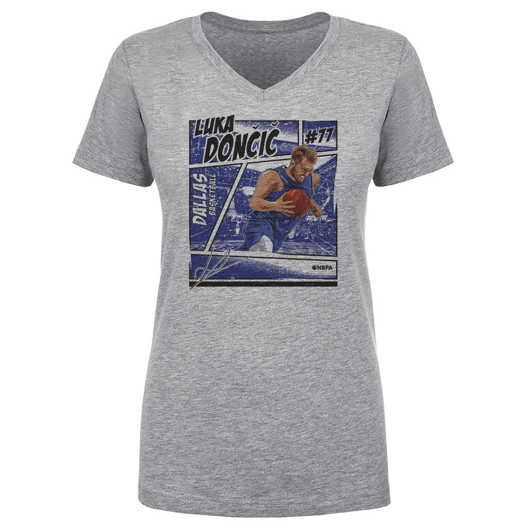 Luka Doncic Women&#39;s V-Neck T-Shirt | 500 LEVEL