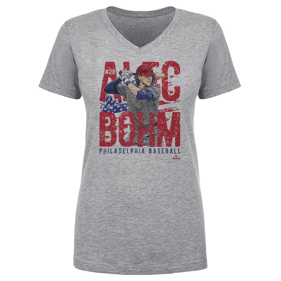 Alec Bohm Women&#39;s V-Neck T-Shirt | 500 LEVEL