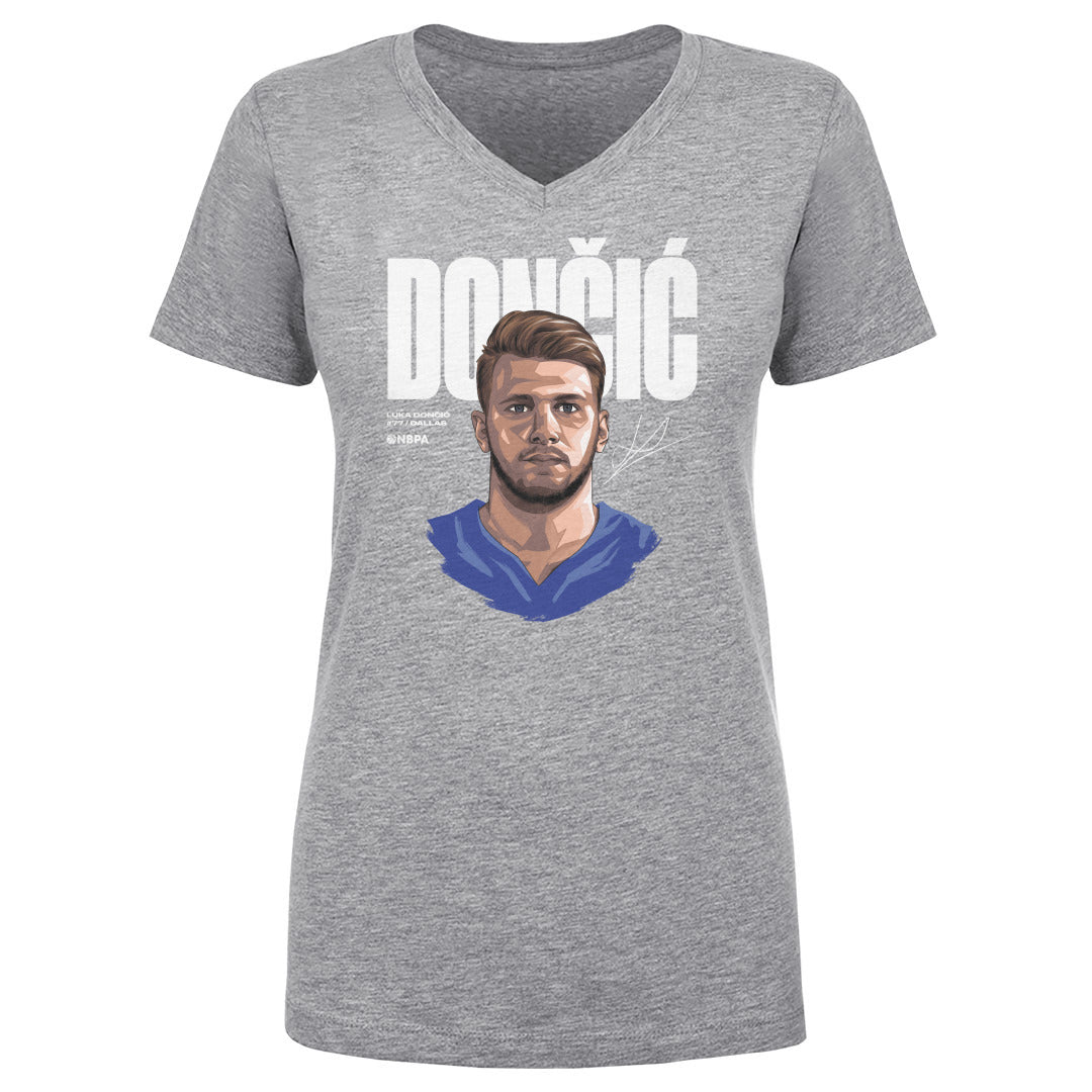 Luka Doncic Women&#39;s V-Neck T-Shirt | 500 LEVEL