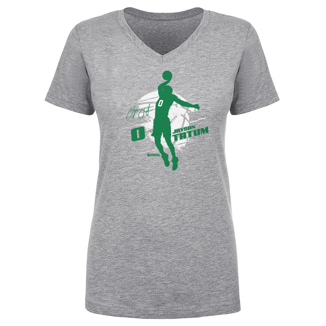 Jayson Tatum Women&#39;s V-Neck T-Shirt | 500 LEVEL