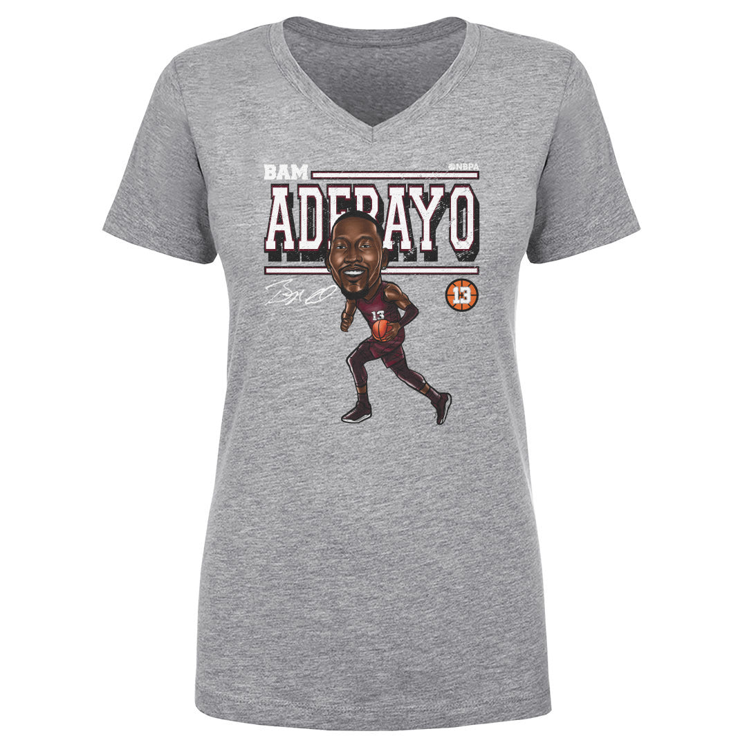 Bam Adebayo Women&#39;s V-Neck T-Shirt | 500 LEVEL