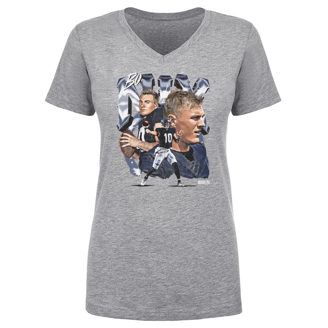 Bo Nix Women&#39;s V-Neck T-Shirt | 500 LEVEL