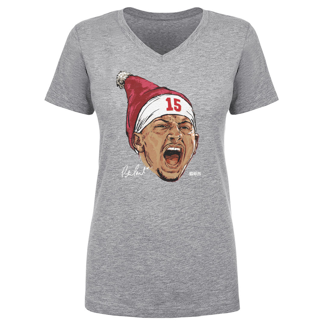 Patrick Mahomes Women&#39;s V-Neck T-Shirt | 500 LEVEL