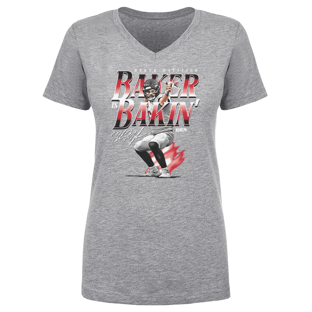 Baker Mayfield Women&#39;s V-Neck T-Shirt | 500 LEVEL