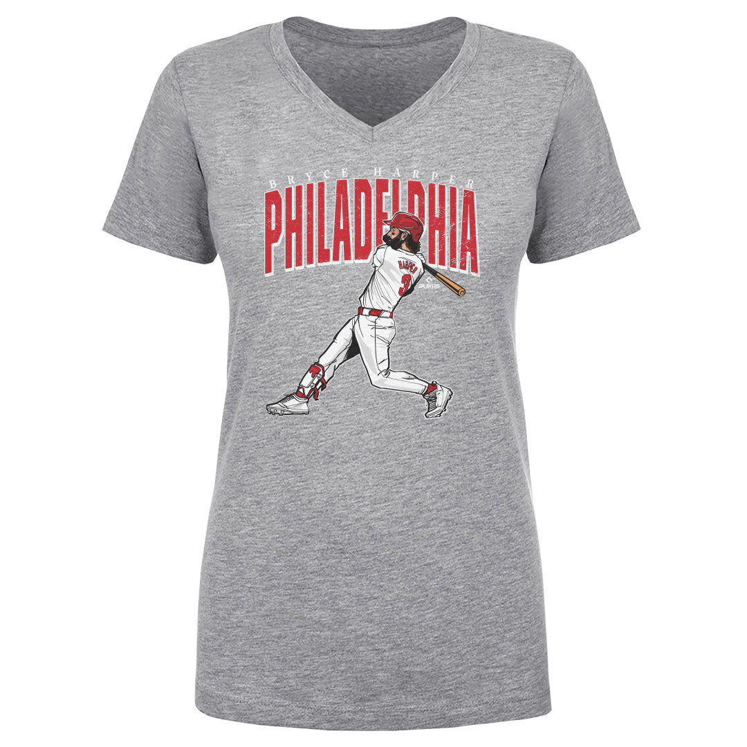 Bryce Harper Women&#39;s V-Neck T-Shirt | 500 LEVEL