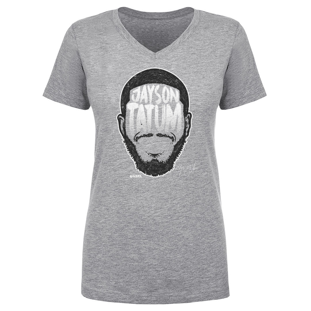 Jayson Tatum Women&#39;s V-Neck T-Shirt | 500 LEVEL