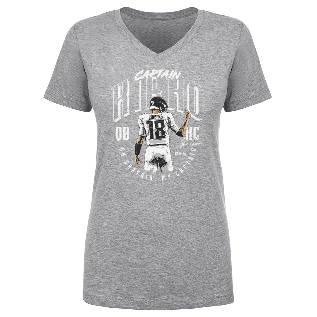 Kirk Cousins Women&#39;s V-Neck T-Shirt | 500 LEVEL