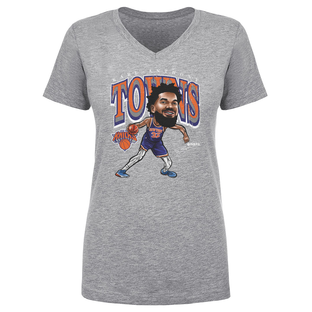 Karl-Anthony Towns Women&#39;s V-Neck T-Shirt | 500 LEVEL