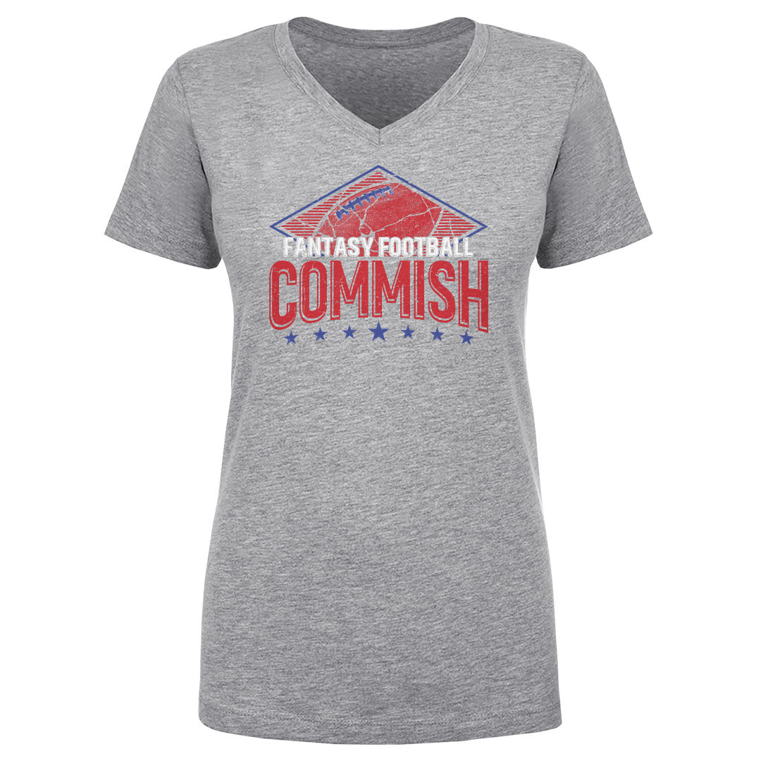 Fantasy Football Women&#39;s V-Neck T-Shirt | 500 LEVEL