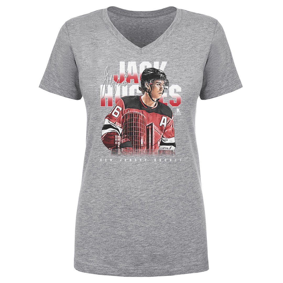 Jack Hughes Women&#39;s V-Neck T-Shirt | 500 LEVEL