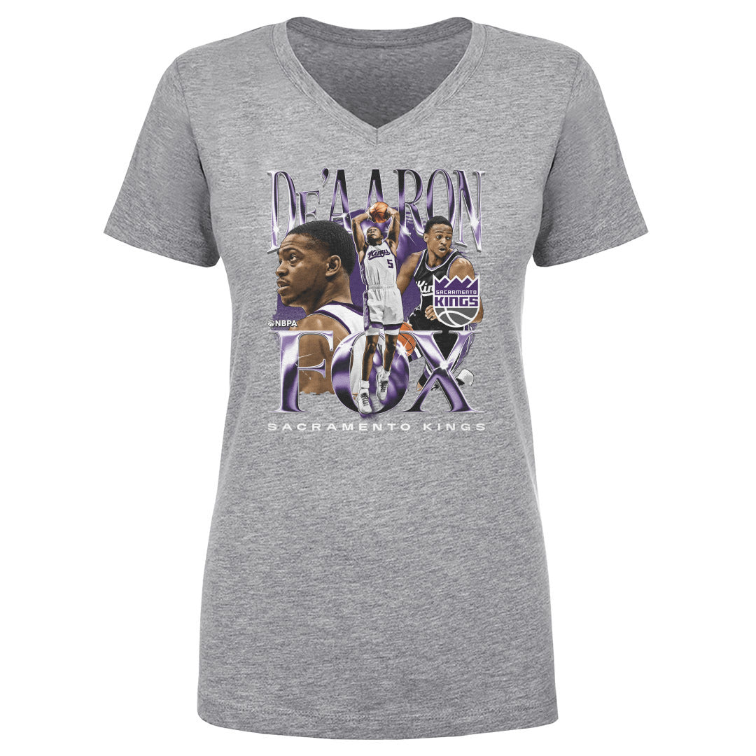 De&#39;Aaron Fox Women&#39;s V-Neck T-Shirt | 500 LEVEL