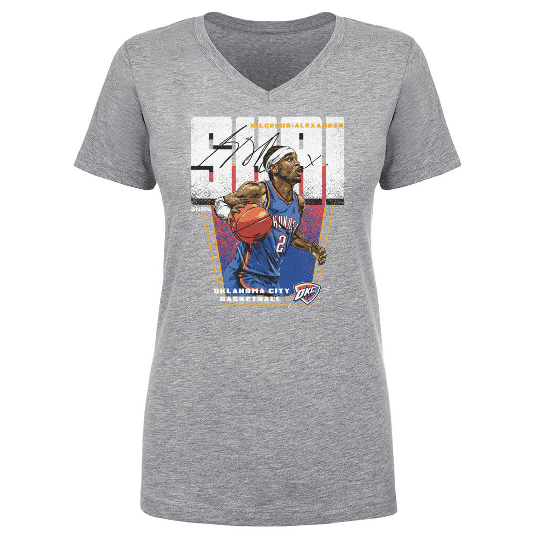 Shai Gilgeous-Alexander Women&#39;s V-Neck T-Shirt | 500 LEVEL