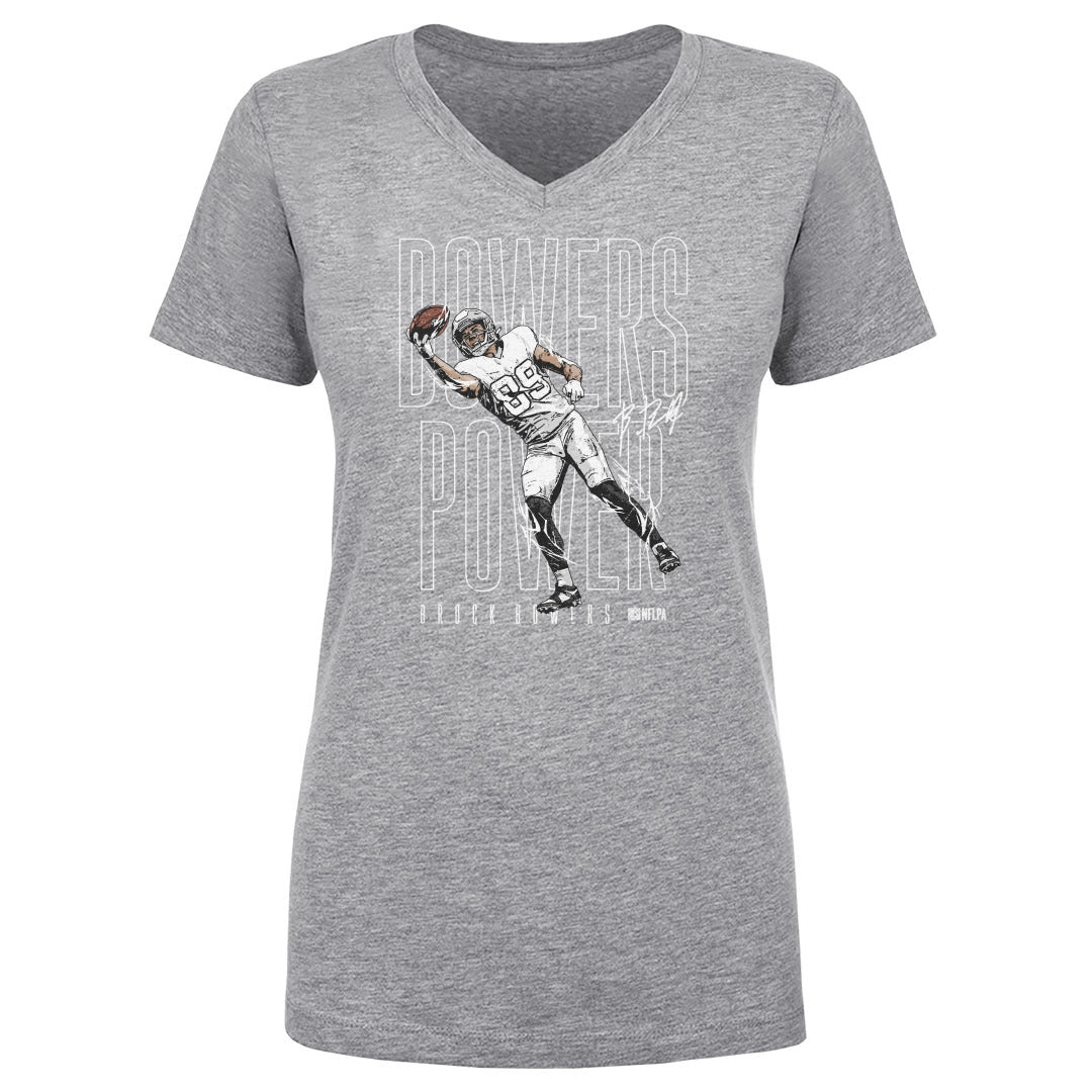 Brock Bowers Women&#39;s V-Neck T-Shirt | 500 LEVEL