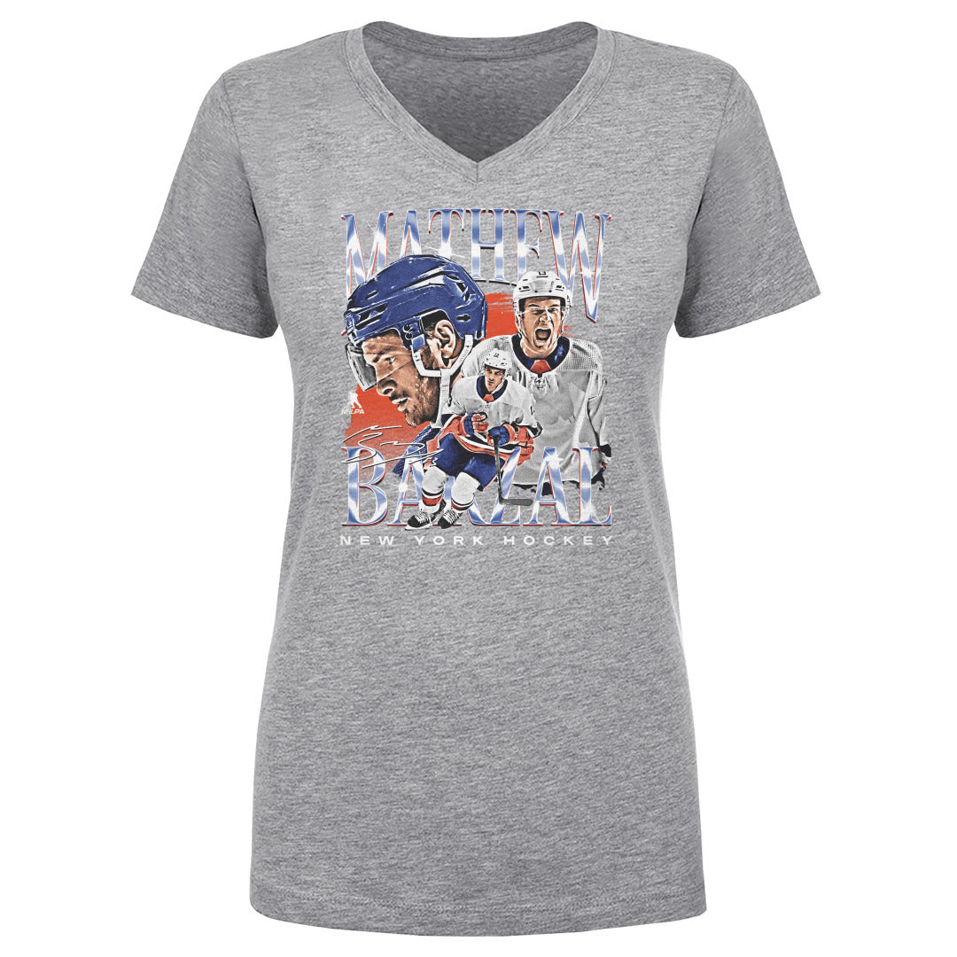 Mathew Barzal Women&#39;s V-Neck T-Shirt | 500 LEVEL