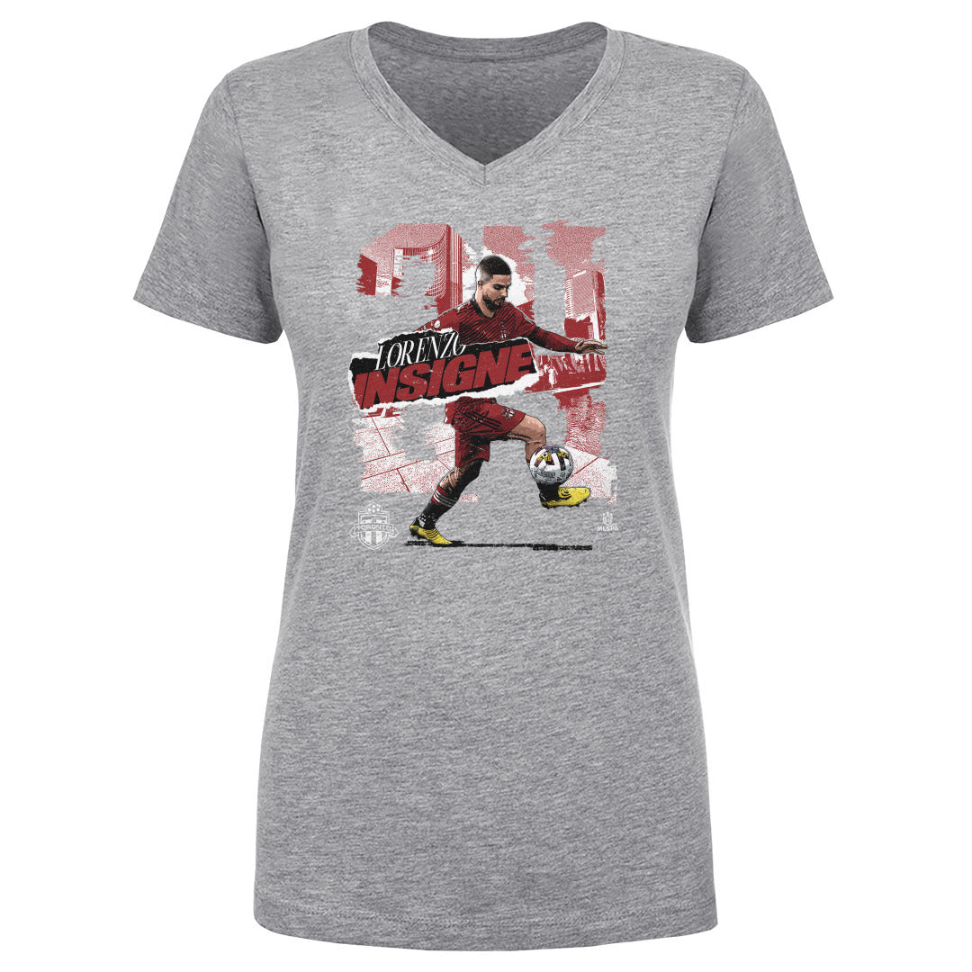 Lorenzo Insigne Women&#39;s V-Neck T-Shirt | 500 LEVEL