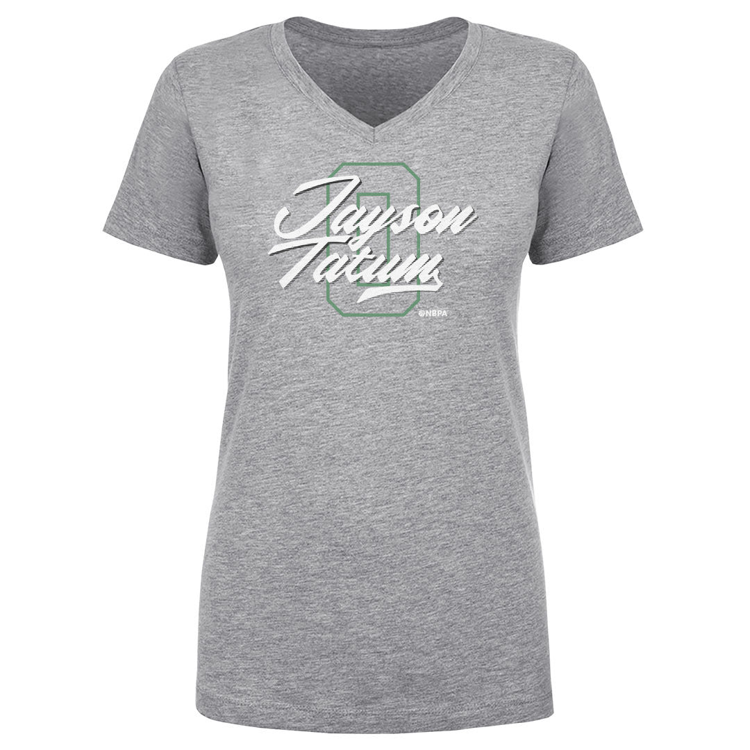 Jayson Tatum Women&#39;s V-Neck T-Shirt | 500 LEVEL