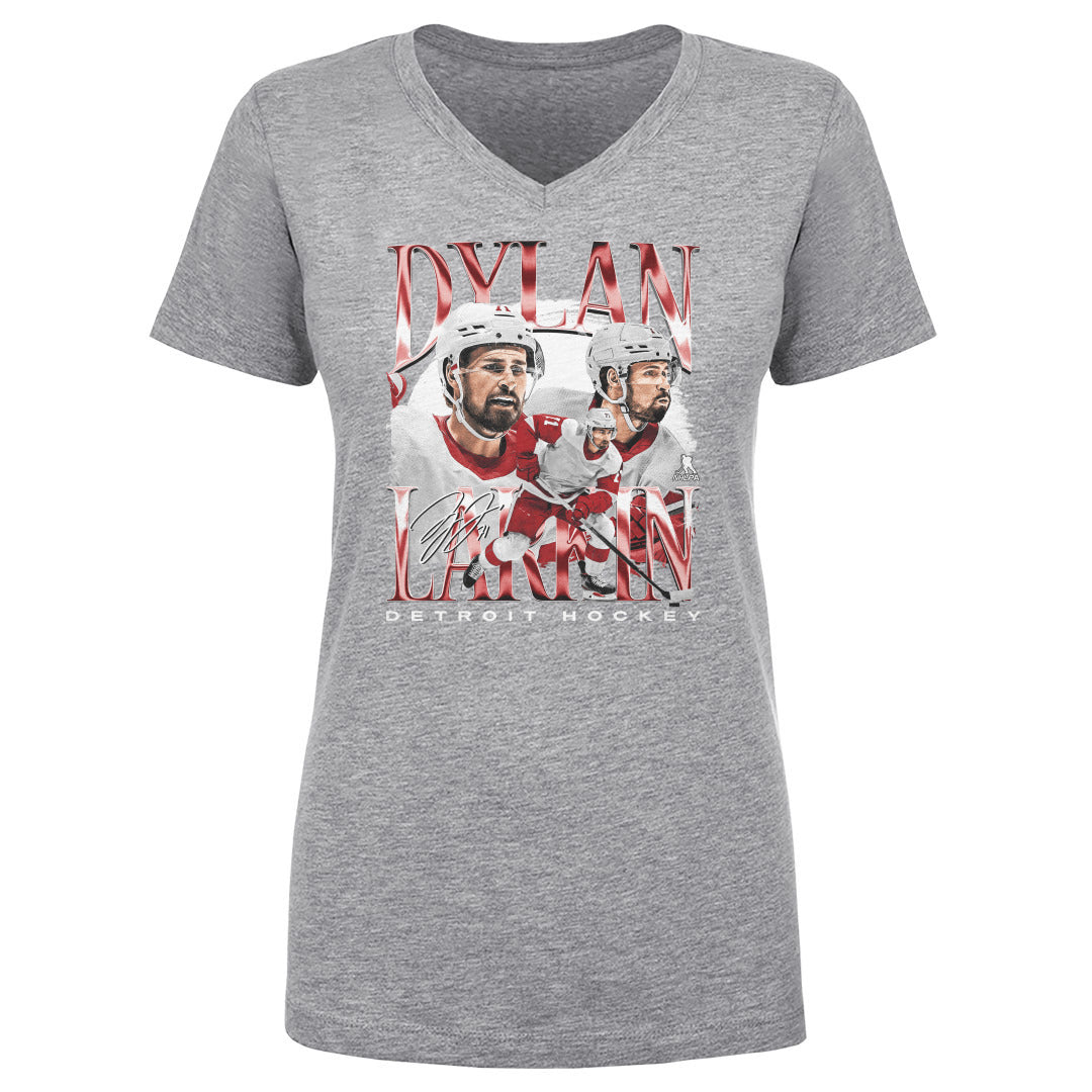 Dylan Larkin Women&#39;s V-Neck T-Shirt | 500 LEVEL