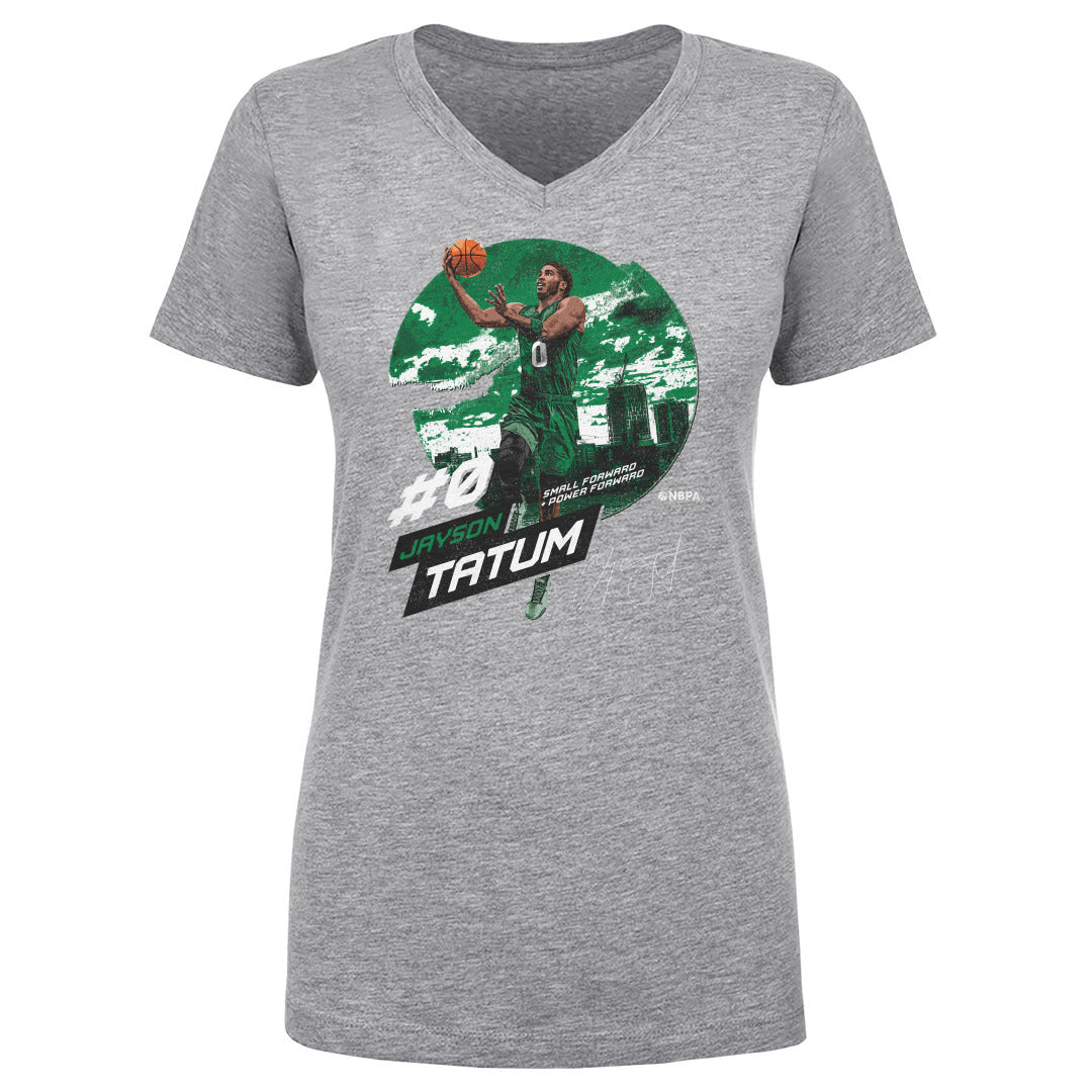 Jayson Tatum Women&#39;s V-Neck T-Shirt | 500 LEVEL