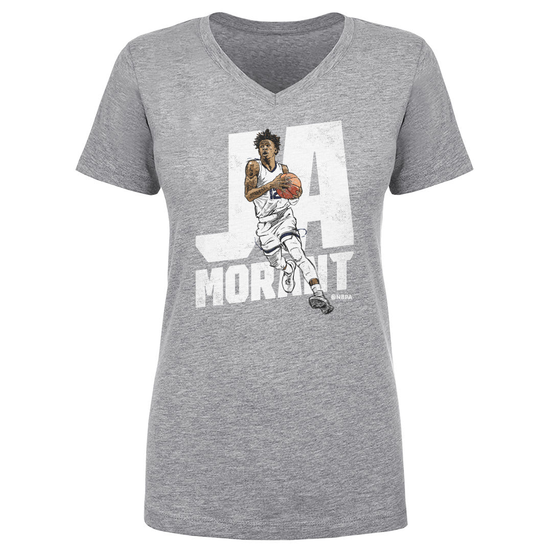 Ja Morant Women&#39;s V-Neck T-Shirt | 500 LEVEL