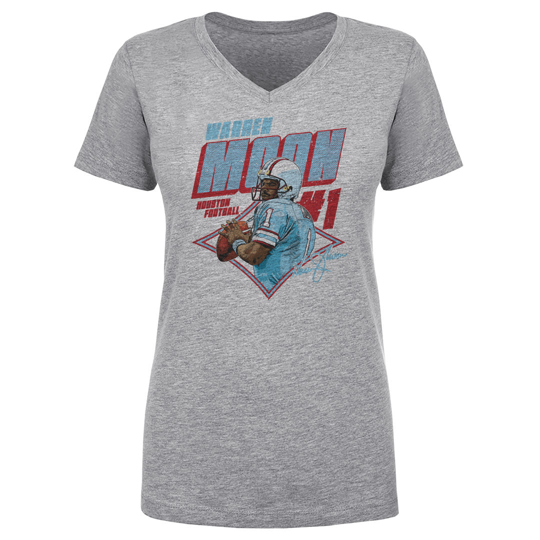 Warren Moon Women&#39;s V-Neck T-Shirt | 500 LEVEL