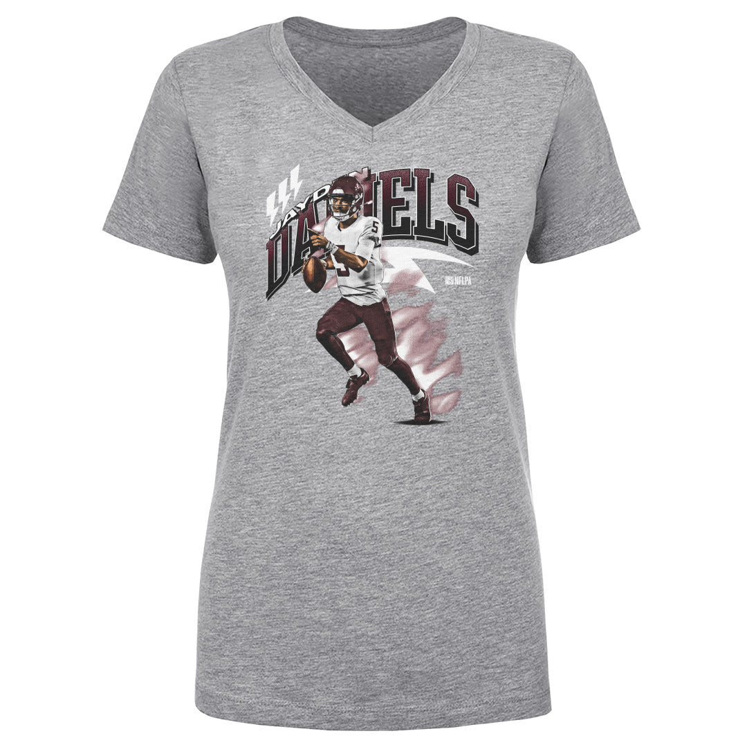 Jayden Daniels Women&#39;s V-Neck T-Shirt | 500 LEVEL