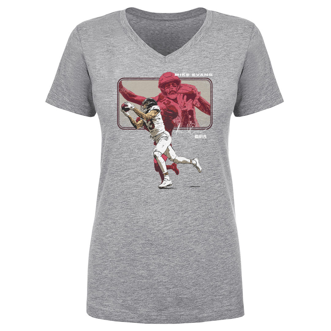 Mike Evans Women&#39;s V-Neck T-Shirt | 500 LEVEL