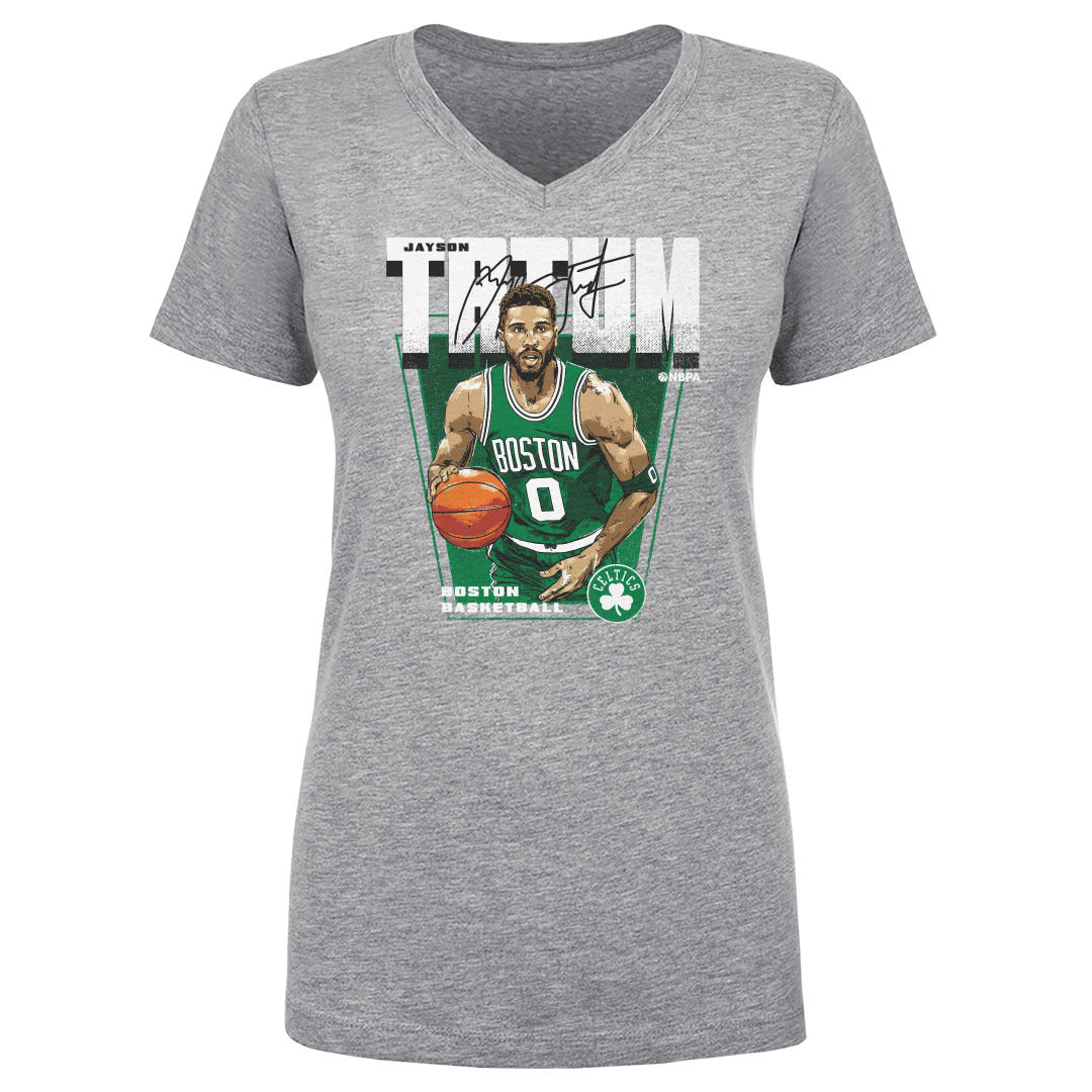 Jayson Tatum Women&#39;s V-Neck T-Shirt | 500 LEVEL